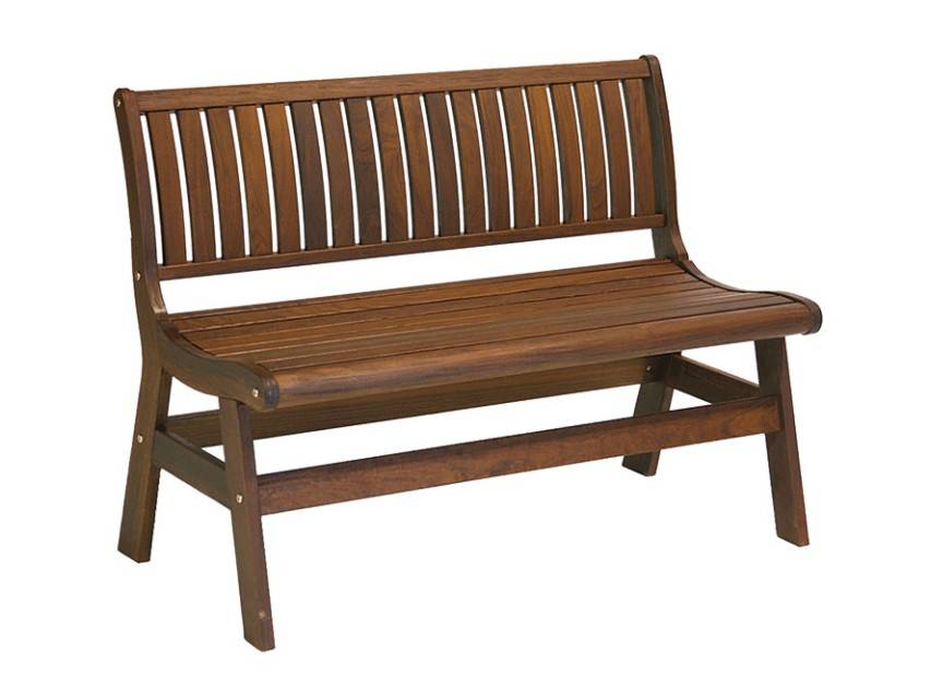 Heritage 43″ Amber Bench | Classic Ipe - Image 1