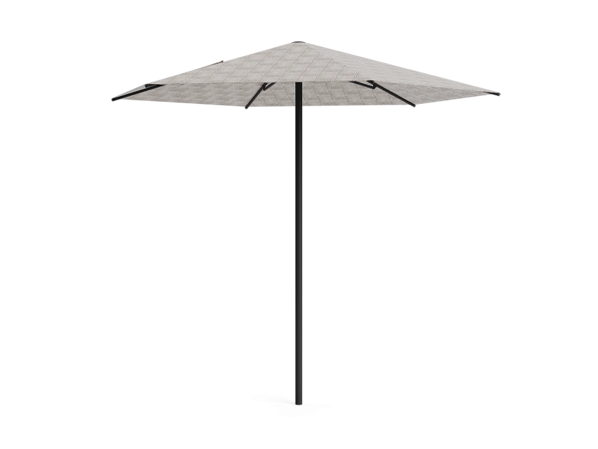 Summit 10' Hexagon Umbrella - Textured Pewter - Image 1