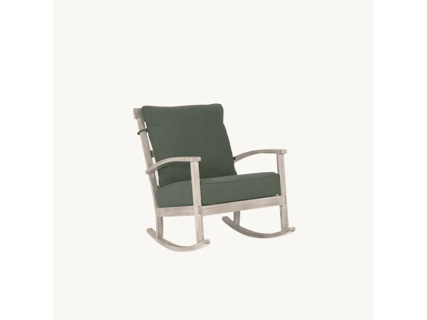 Antler Hill Ultra High Back Cushioned Lounge Rocking Chair - Image 1