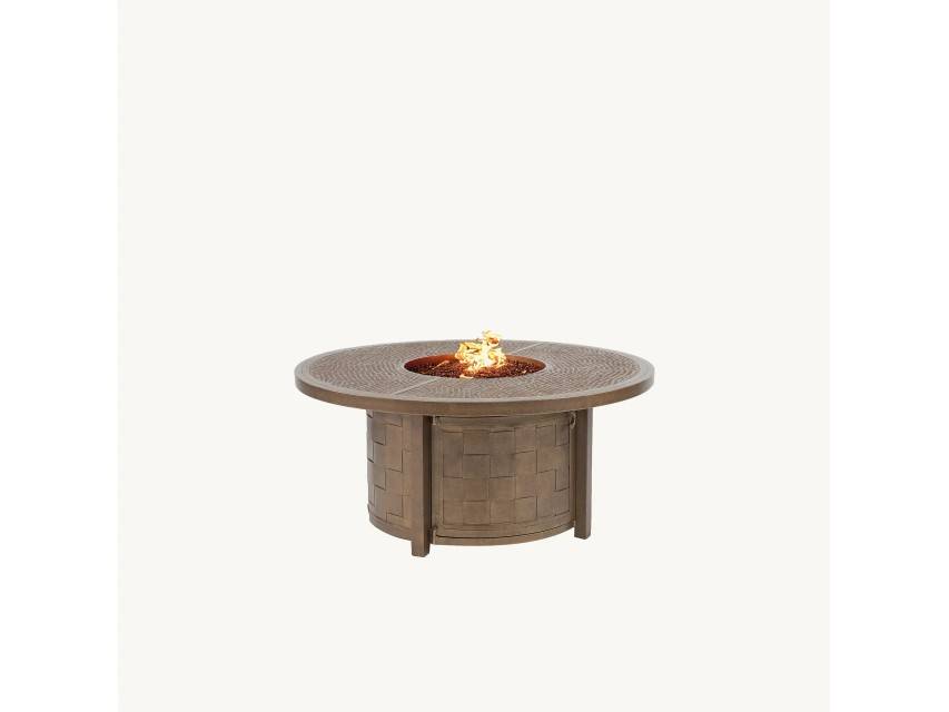 CLASSICAL 49" Round Coffee Table With Firepit - Image 1