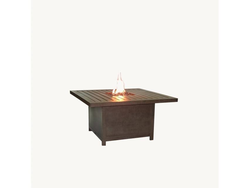 MODERNA 44" Square Coffee Table With Firepit - Image 1