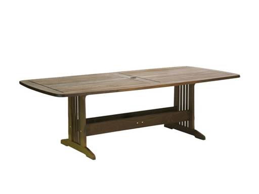 Heritage 90″ Bunbury Rectangular Dining Table | Classic Ipe - Image 1