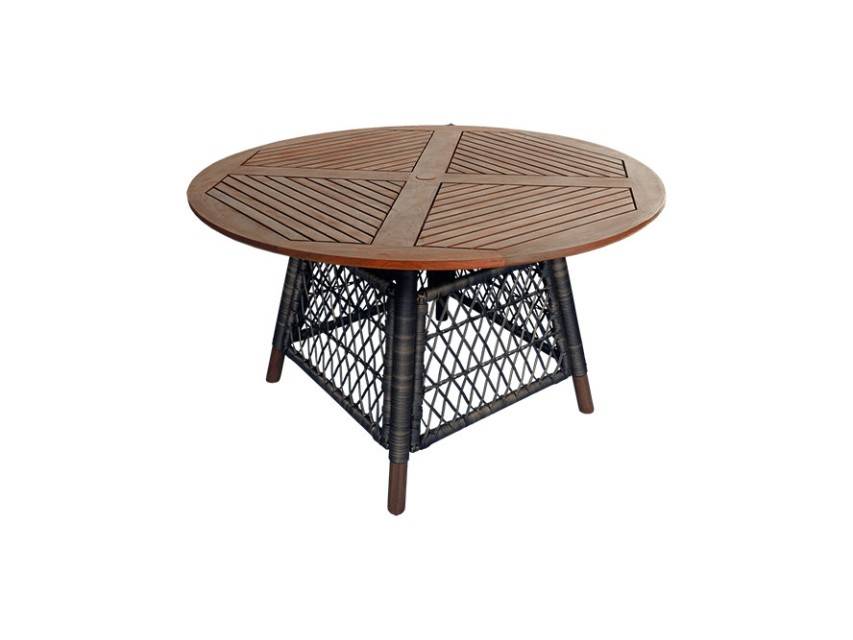 Vintage 48″ Round Dining Table - Image 1