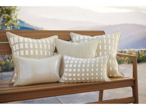 Plume Pillows 14×22″ Rhythm Clay/Gold Throw Pillow - Image 6