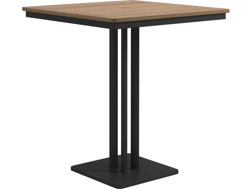 METZ 35.5" SQ Pedestal Bar Table - Image 1