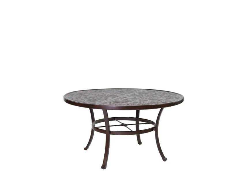 VINTAGE 54" Round Cast Top Dining Table - Image 1