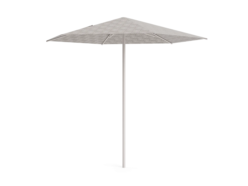 Summit 10' Hexagon Umbrella - Dove - Image 1