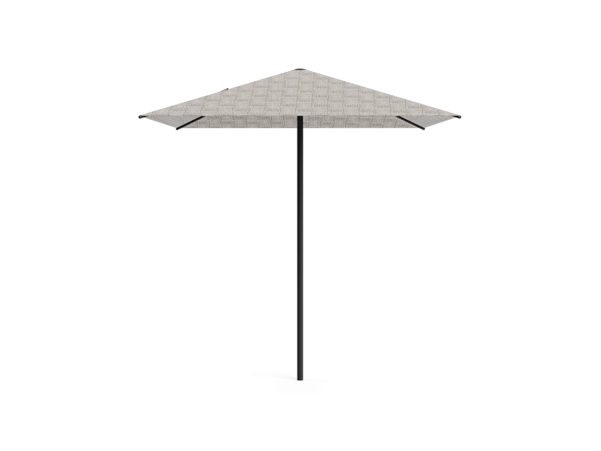 Summit 7' Square Umbrella - Textured Pewter - Image 1