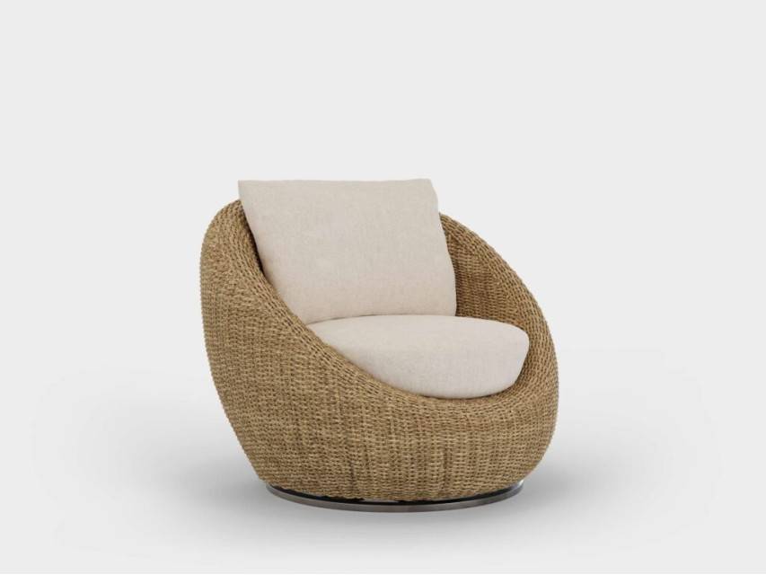Velo Swivel Chair + Back Cushion - Image 1