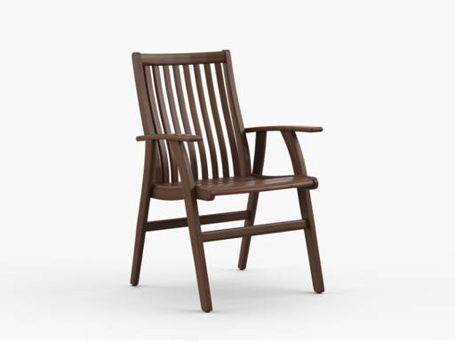 Heritage Franklin Dining Arm Chair | Classic Ipe - Image 1