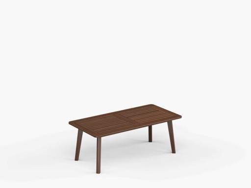 Foundations 48×24” Rectangular Ipe Coffee Table - Image 1
