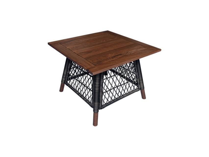 Vintage 24″ Square Side Table - Image 1