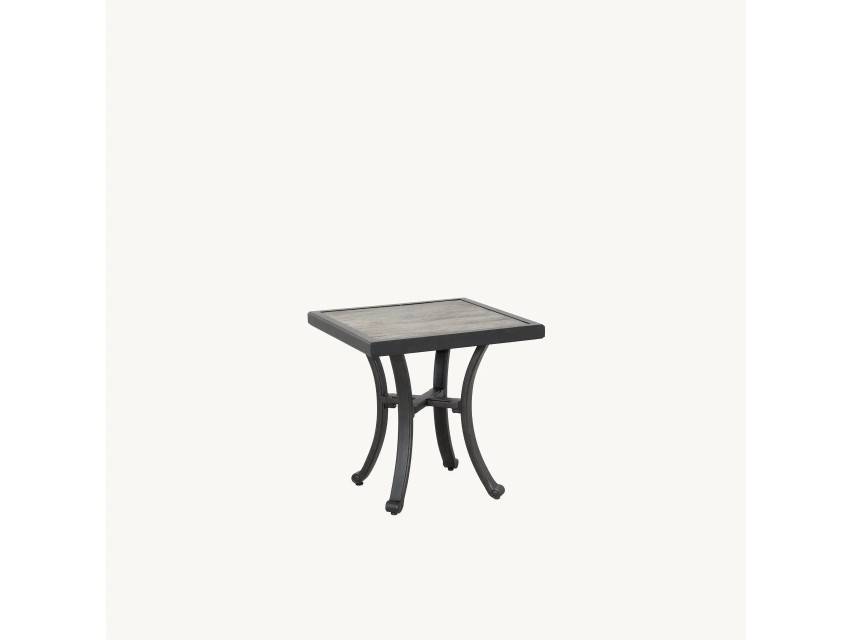 VINTAGE 20" Square Side Table - Image 1