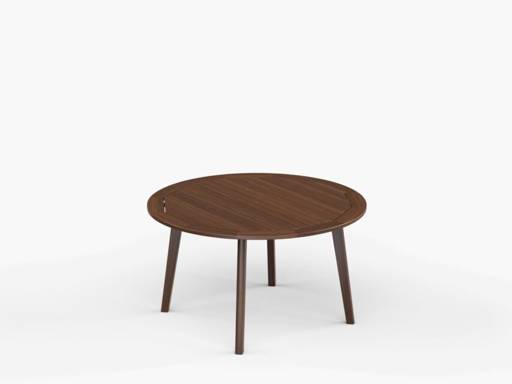 Foundations 52” Round Ipe Dining Table - Image 1