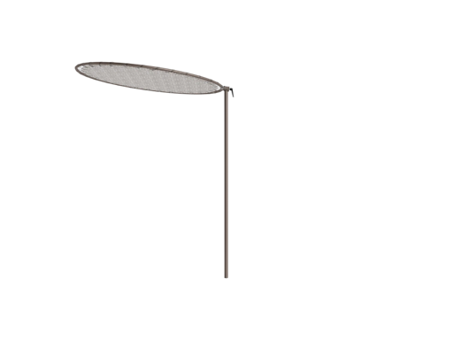 60&quot; Round Sunshade Clear Lace - Image 1