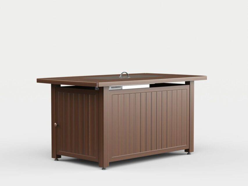 Glow 48″ Rectangular Fire Table - Image 1