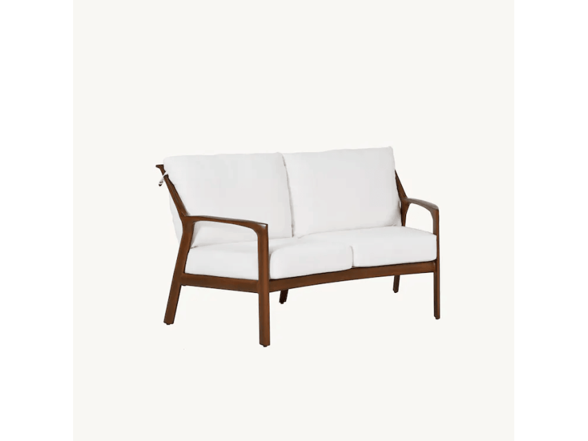 Berkeley Cushioned Crescent Loveseat - Image 1