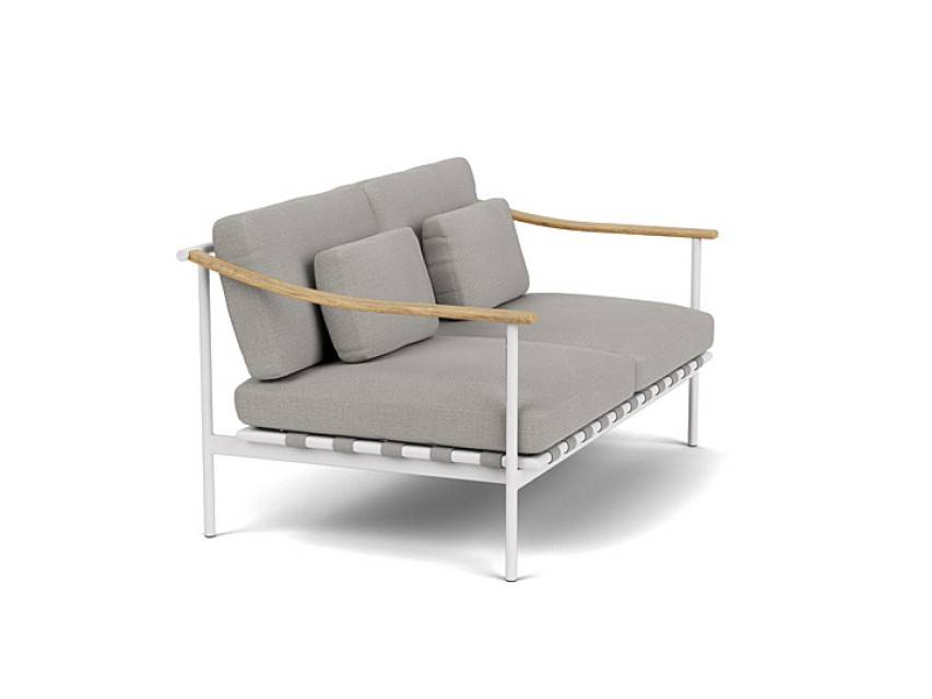 Around Deep Seating Double - Teak Arms - Image 1