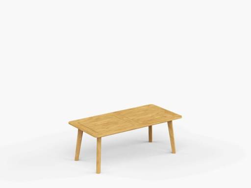 Foundations 48” Rectangular Teak Coffee Table - Image 1