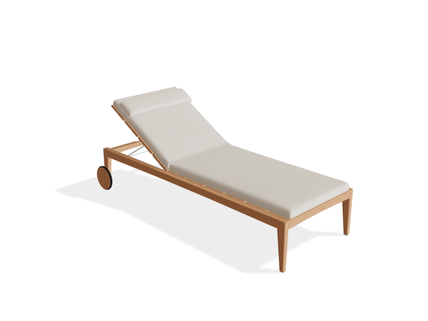 Zenhit lounger teak - Image 1
