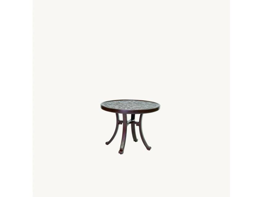 VINTAGE 24" Round Occasional Table - Image 1