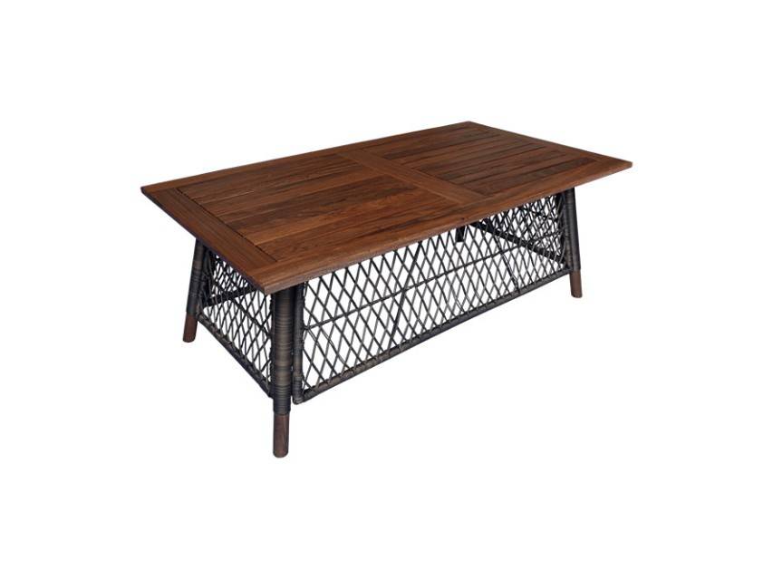 Vintage 48″ Rectangular Coffee Table - Image 1