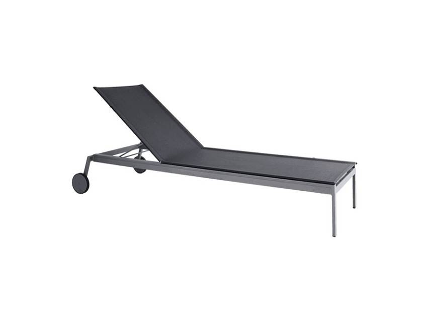 HARMONY Sling Chaise Lounge | Gray - Image 1