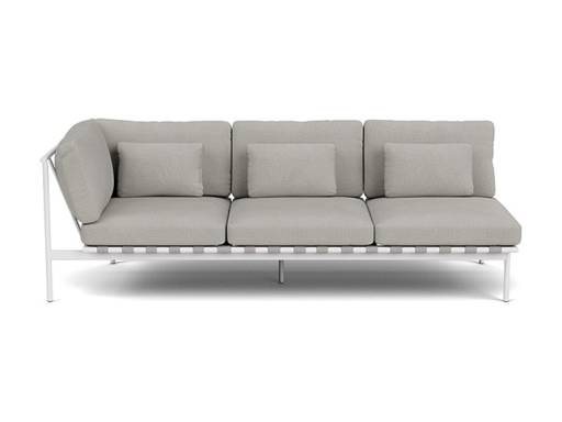 Around Deep Seating Triple - Aluminium Left Arm - Image 1