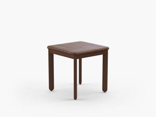 Mosaic 20″ Square Ipe Side Table - Image 1